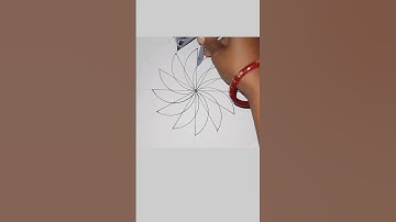 Geometric Circle Art Easy💓 #shorts #viralshorts #adhrikcreations6090 #drawing