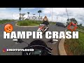 HAMPIR CRASH GEGARA BOCIL NGEBUT, #EMOTOVLOG MOTOVLOG INDONESIA