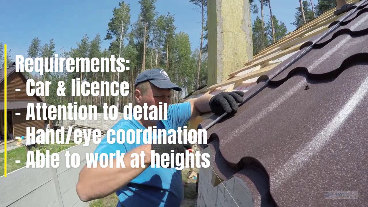 Apprentice Roof Tiler Requirements YouTube