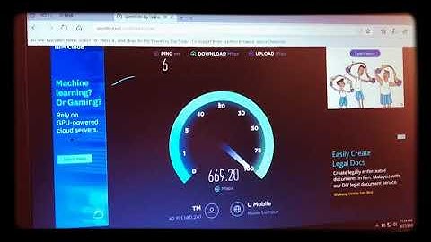 Unifi Turbo 800mbps Speedtest !!!