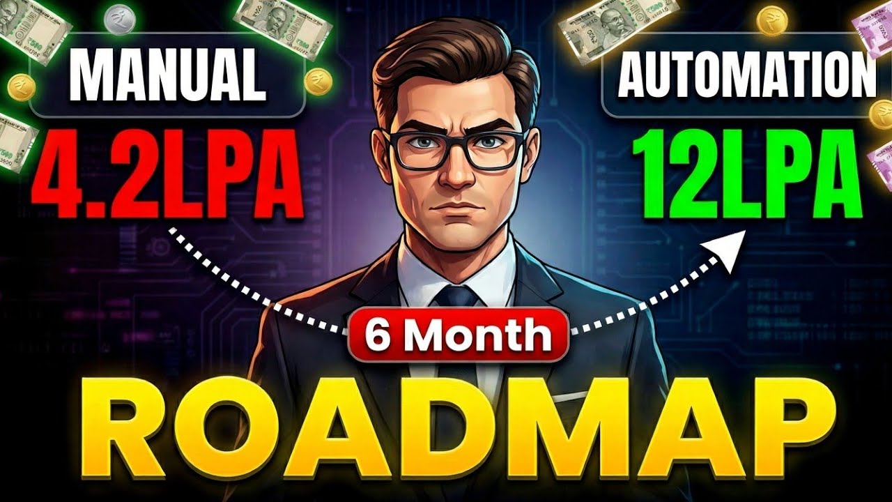 Manual to Automation Tester Roadmap 2026 | Step-by-Step Guide (Salary ...