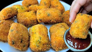 🔥Potato Sncks Recipe :: Potato Nuggets Recipe :: kid Recipe ::Easy@Crispy Snacks in 10 Min #potato