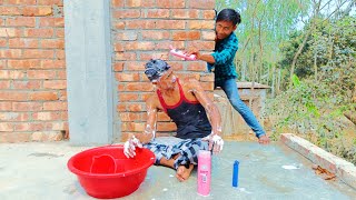 Shampoo prank Video2023/Comedy Funny video/New Prank 2023/ Part-11/A Fun 21