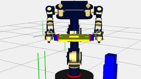 Dual-Arm Robot Peg-in-Hole Simulation