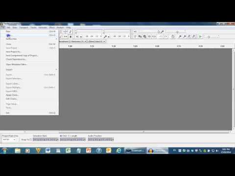 01  A quick tour of the Audacity Interface