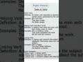 verbs and type of verbs