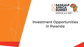 Investment Opportunities in Rwanda