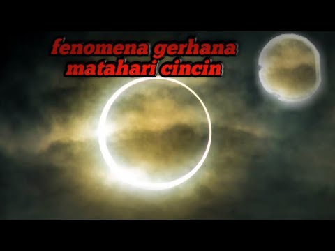  Fenomena  alam  gerhana matahari cincin 2022  YouTube
