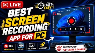🔥 LIVE: Best Screen Recording App for PC | Free & No Lag Screen Recorder 2026 screenshot 5