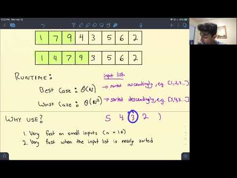 Insertion Sort —