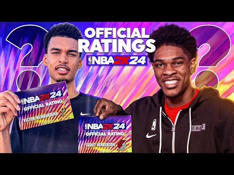 Rookies React To Their First NBA 2K24 Ratings