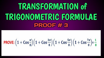 CLASS 10 & SEE || TRANSFORMATION OF TRIGONOMETRIC FORMULAE: PROOF # 3 || SPS SIR || OPTIONAL MATHS