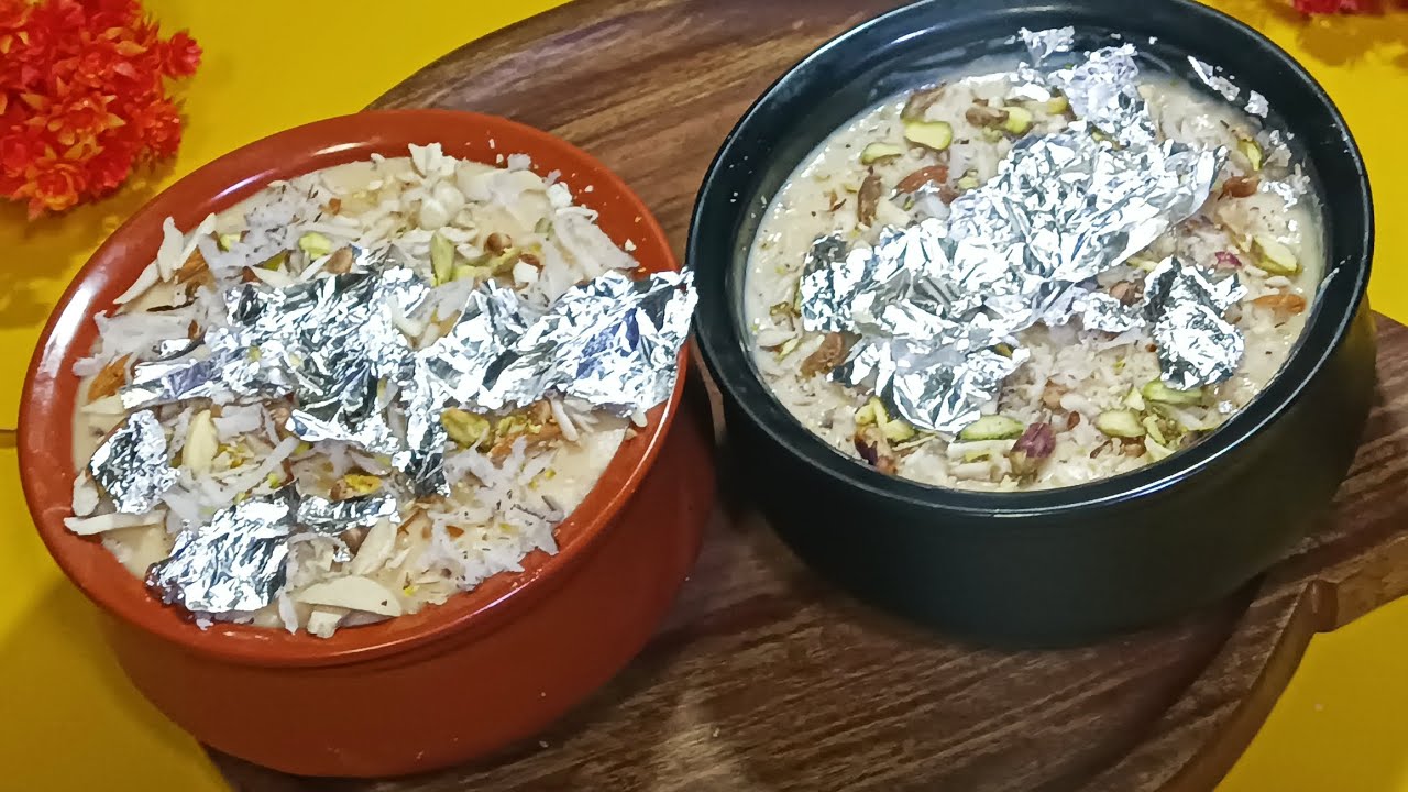 agwani kheer unique recipie #food #Sweet - YouTube