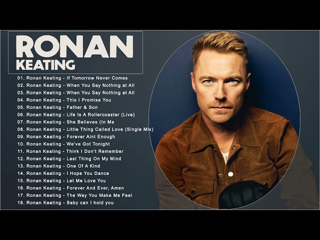 Ronan Keating Greatest Hist Full Album 2021 - Ronan Keating Best Songs Playlist 2021 class=