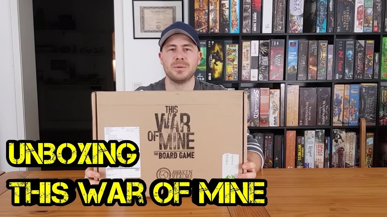 Unboxing This War Of Mine (Deutsch) Brettspiel Boardgame Digger YouTube