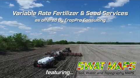 SWAT MAPS Variable Rate Application @ Starco Ag Ltd