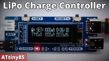 TinyCharger - LiPo Charge Controller - ATtiny85