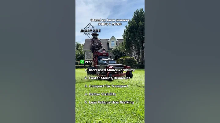 Pros and cons of stand-on lawn mowers #lawncare