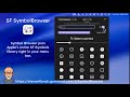 SymbolBrowser Mac Menu Bar App