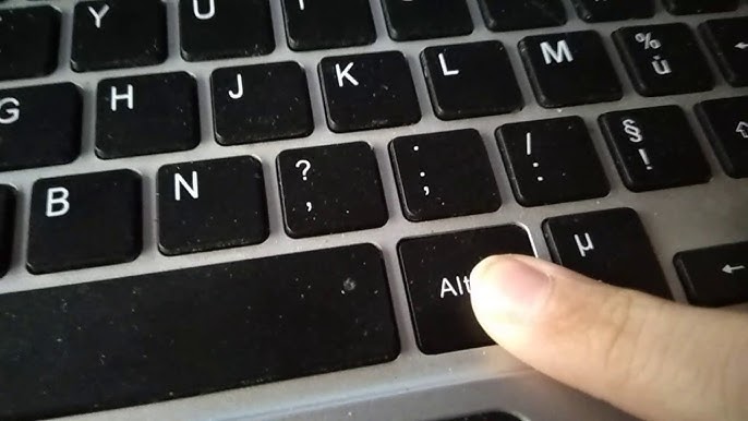 Comment faire un arobase (@) sur ordinateur | Taper la touche arobase sur  un clavier qwerty - azerty - YouTube