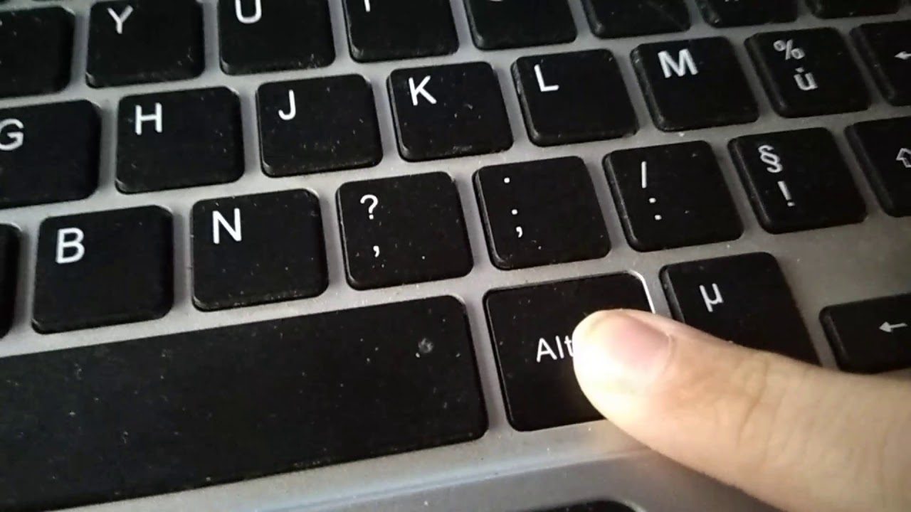 Comment faire un arobase sur clavier AZERTY - YouTube