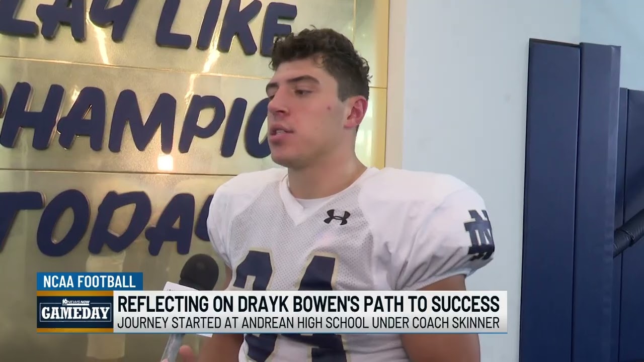 Reflecting on Notre Dame linebacker Drayk Bowen’s path to success
