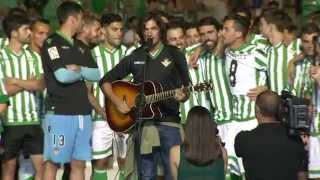 Himno del Real Betis Balompié interpretado por Hugo Salazar (Ascenso 2015)