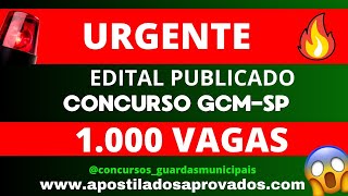 [APOSTILA PARA CONCURSO] Edital Guarda Municipal de São Paulo