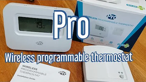 Descubre el termostato inalámbrico Pro: controla la temperatura de tu hogar de manera eficiente