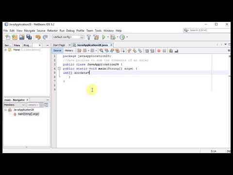 Sum of an array elements in java - YouTube
