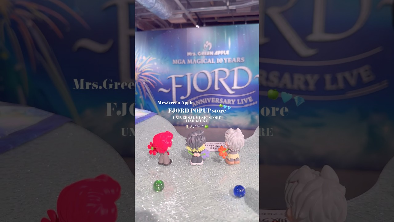 【即日配送】ミセス フィヨルド ポップアップ FJORD POPUP ~🩵🫧 #ミセスグリーンアップル #フィヨルド #mga