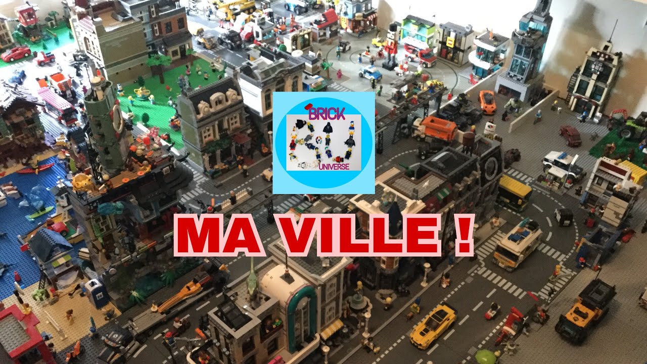 Il construit une ville entière en Lego et obtient 10 millions de vues sur   