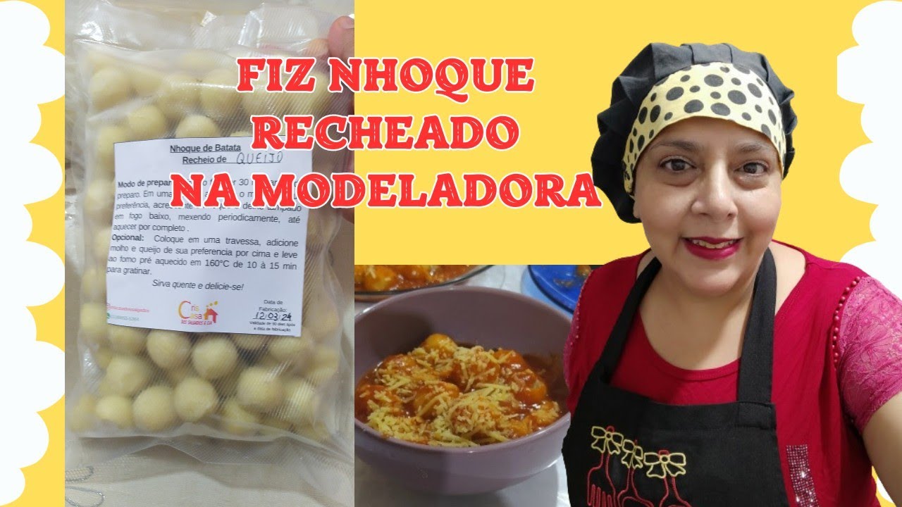 Nhoque de Batata Recheado Feito na Modeladora: Passo a Passo para Massa Perfeita