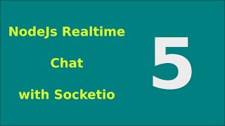 NodeJs Realtime Chat with Socketio - 5 Retrieve Chat History