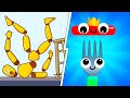 Kick &amp; Break VS Fork N Sausage 🔥 Max Level SpeedRun Gameplay (Android,iOS) NEW UPDATE Ep 799