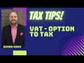 VAT - 'Option To Tax' On Property