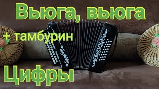 Вьюга вьюга ты моя подруга разбор на гармони