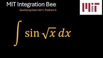 MIT 2017 Integration Bee Qualifying Exam, Problem 9