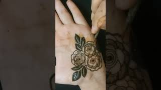 Rose mehndi designs #shorts ||heena with buzz|| mehndi designs ||2021 mehndi designs||flower mehndi