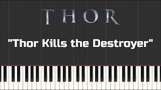 Thor - Thor Kills the Destroyer (Synthesia Piano)