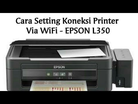 cara download dan menghubungkan printer Epson L355 ke komputer. 