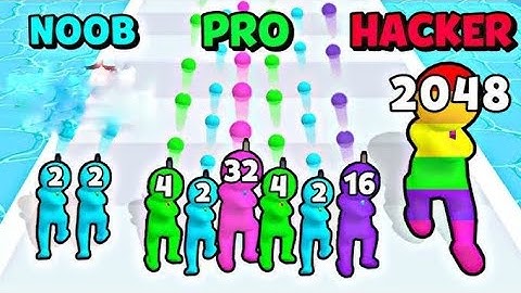 Merge Grabber Bast Gameplay Noob vs Hacker #1