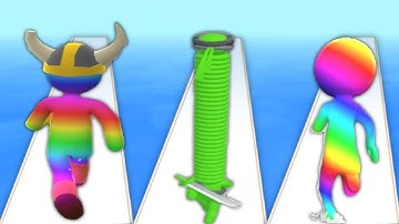 GIANT RUSH vs LONG NECK RUN vs SIZE UP - Triple Game
