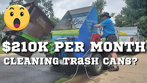 $200k+ per month cleaning TRASH CANS???? Is This 🧢 (Not Clickbait)