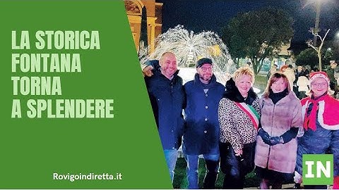 La storica fontana torna a splendere
