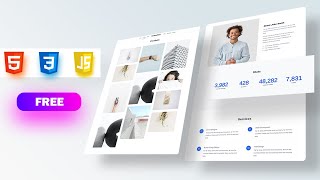 Portofolio Website Template using HTML CSS | Free Download | Doovi