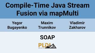[SOAP'26] Compile-Time Java Stream Fusion via mapMulti