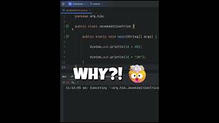 Why does Java give 1020 🤯 #shorts #coding #java #javadeveloper #programming