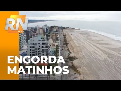 Alargamento da orla da praia de Matinhos