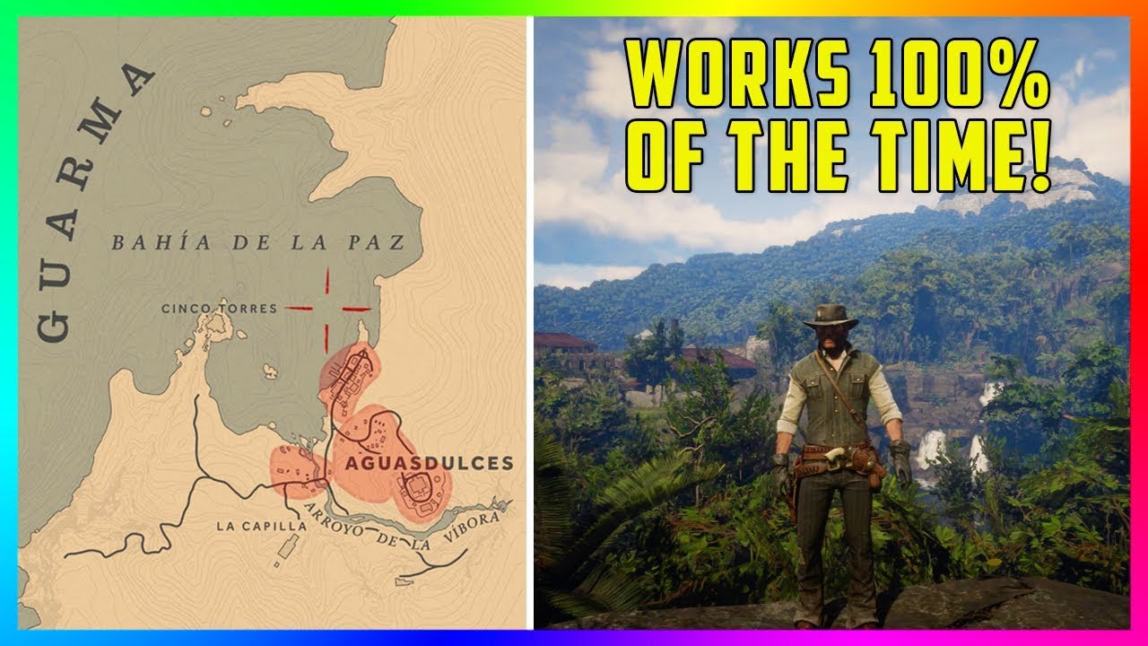 The 100% EASIEST To Get To Mexico, Guarma & Anywhere Outside The Map In Red Dead Redemption 2! - YouTube